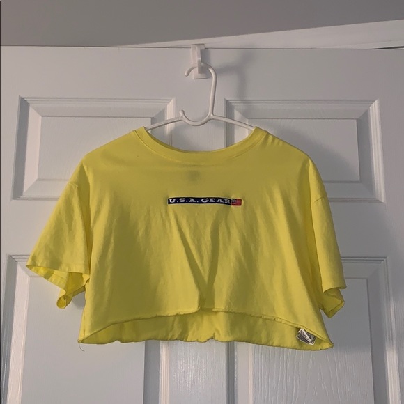 yellow crop top - Picture 1 of 2